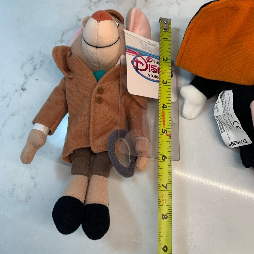 NEW Disney The Great Mouse Detective Plush Set Toy - Picture 8 of 8
